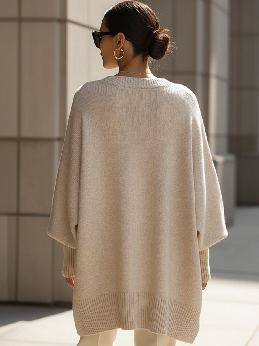 Ayesatu - Maglione Oversize Dalla Vestibilità Ampia