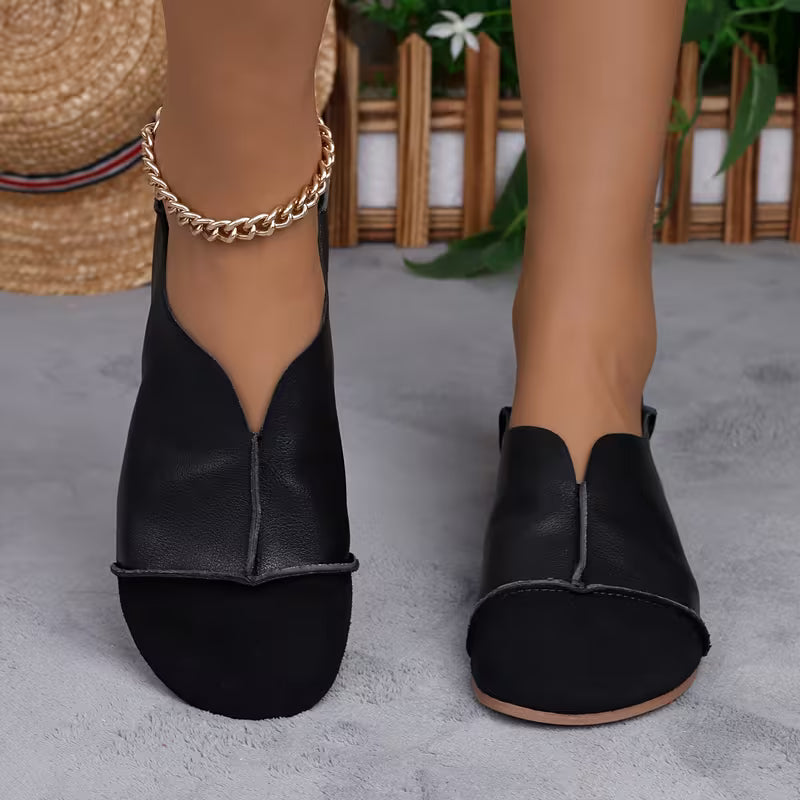 Bethan - Scarpe Basse Flessibili e Pieghevoli Con Punta Quadrata