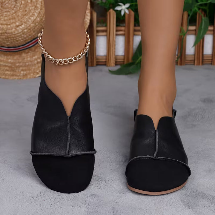 Bethan - Scarpe Basse Flessibili e Pieghevoli Con Punta Quadrata
