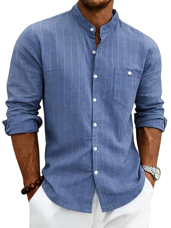 Leslie - Camicia Raffinata In Lino a Righe