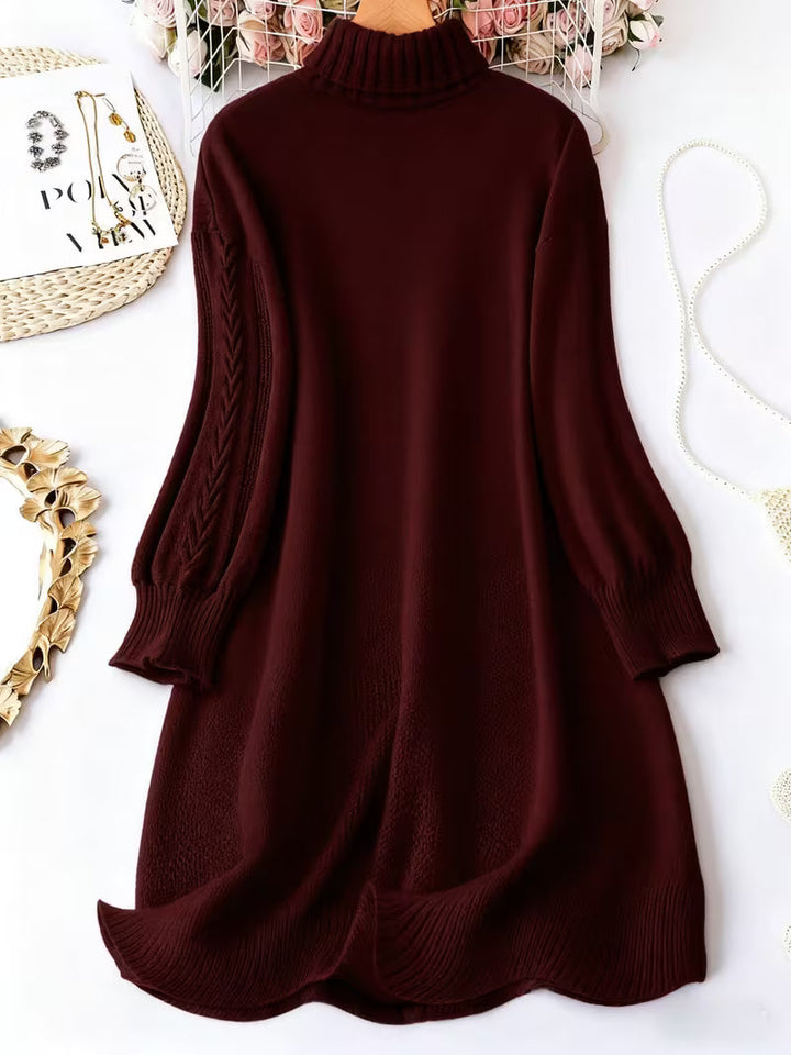 Malkina - Comodo Abito-Maglione a Maniche Lunghe