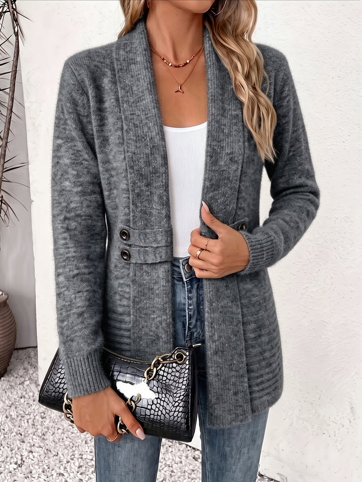 Linsey - Elegante Cardigan Con Apertura Frontale