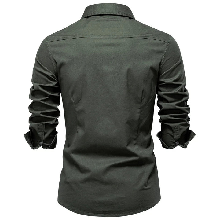 Sampath - Camicia di Cotone a Maniche lunghe