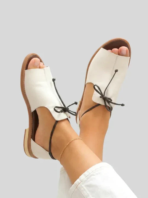 Helgard - Sandali Piatti Con Lacci