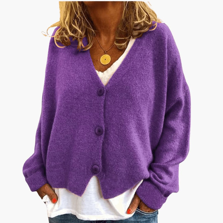 Gwen - Cardigan in Maglia a Maniche Lunghe