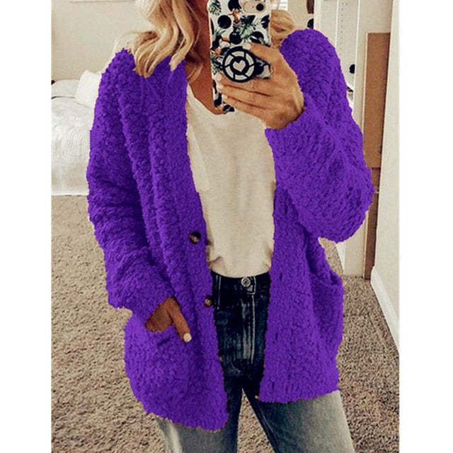 Dalavia - Cardigan a Maniche Lunghe Con Tasche