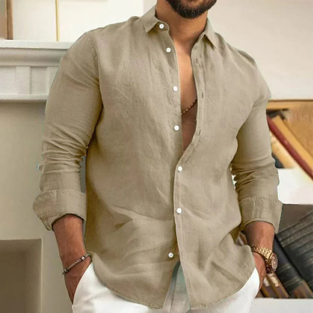 Hyeon - Camicia Leggera Con Bottoni