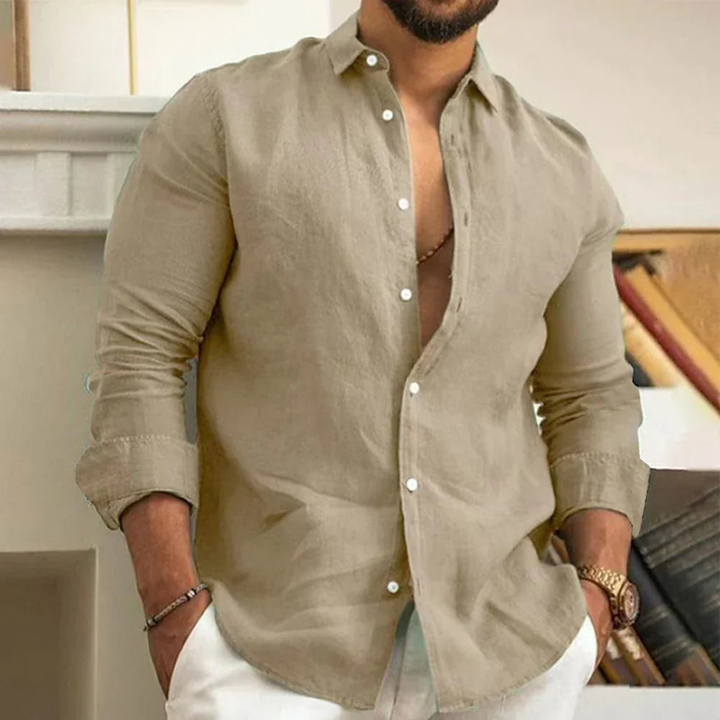 Hyeon - Camicia Leggera Con Bottoni