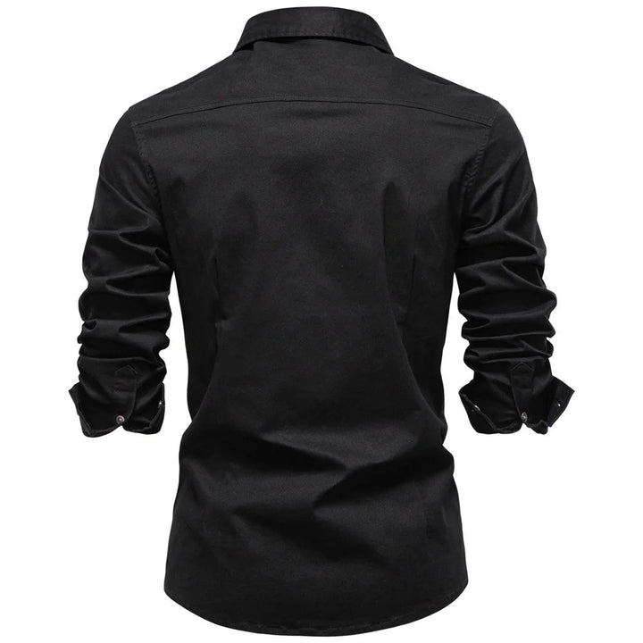 Sampath - Camicia di Cotone a Maniche lunghe