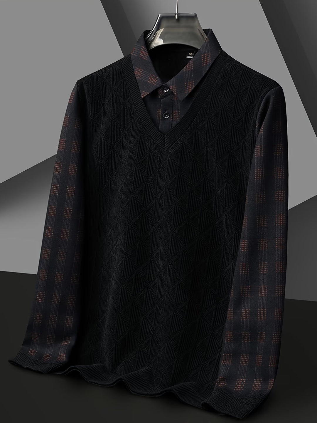 Alan - Maglione in Maglia a Maniche Lunghe