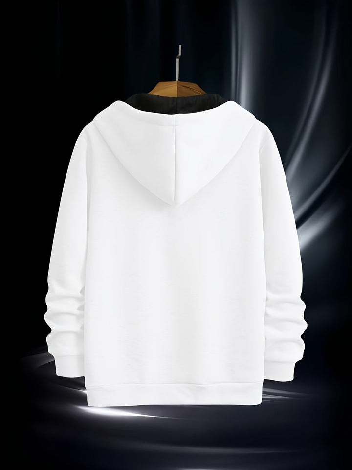 Jaylen - Felpa Con Cappuccio a Maniche Lunghe E Mezza ZIP