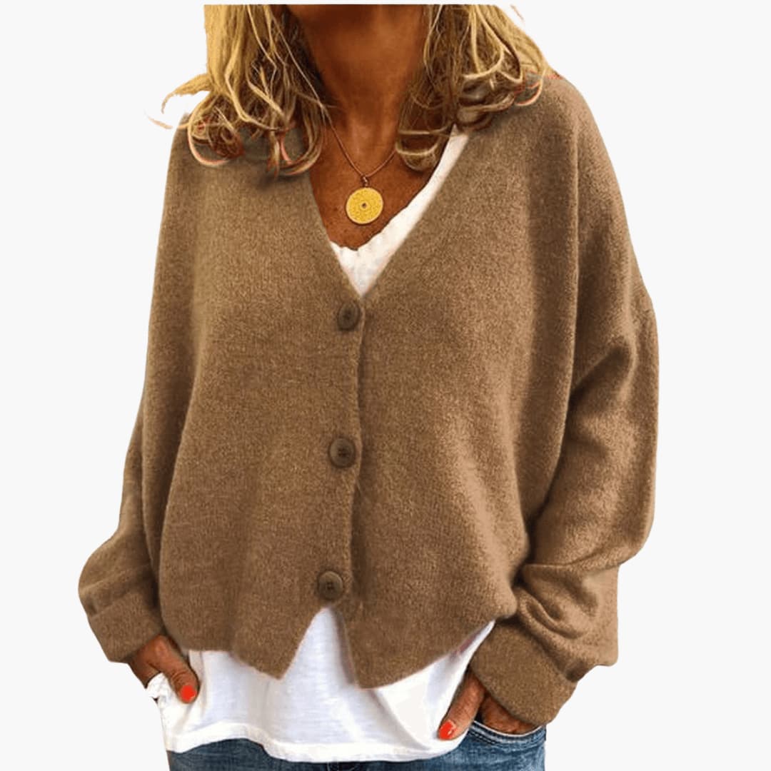 Gwen - Cardigan in Maglia a Maniche Lunghe