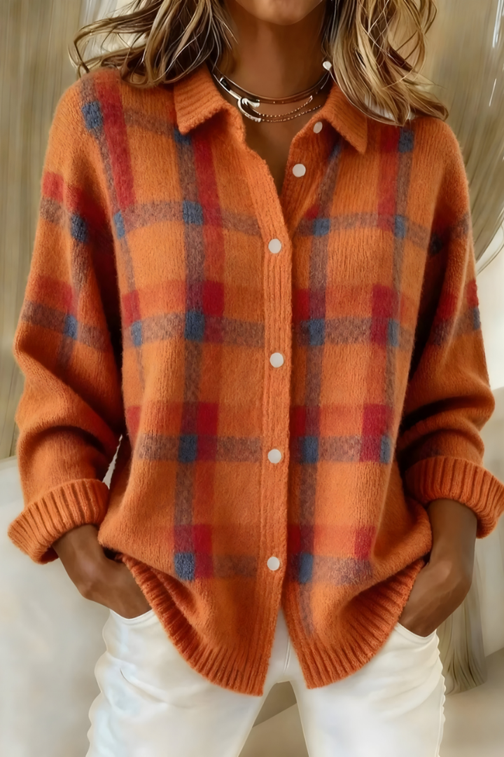 Sarani - Cardigan Comodo a Maniche Lunghe