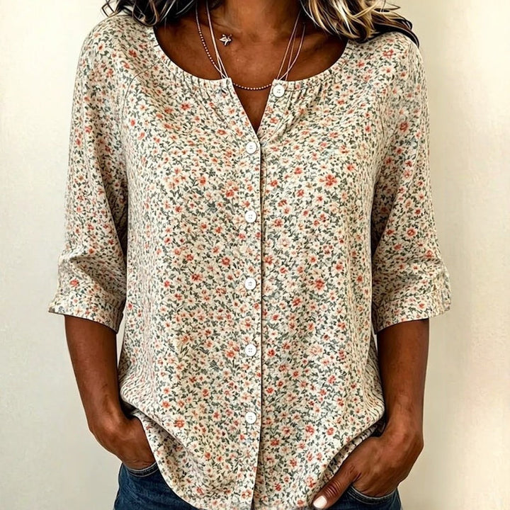 Sumali - Camicia Con Stampa Floreale Vintage