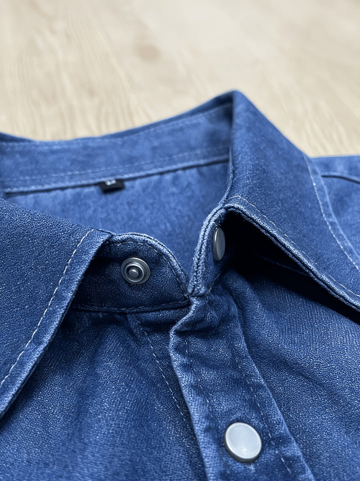 Zeynal - Camicia Casual in Denim