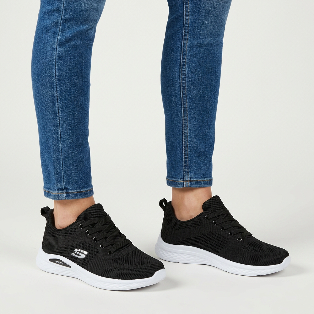 Alixia - Sneakers Comode Con Lacci