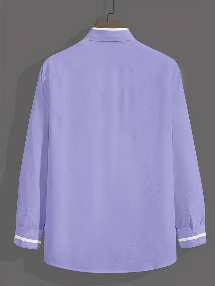 Askar - Camicia a Maniche Lunghe Con Bottoni