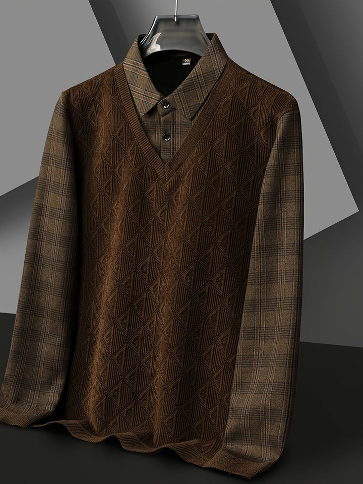 Alan - Maglione in Maglia a Maniche Lunghe