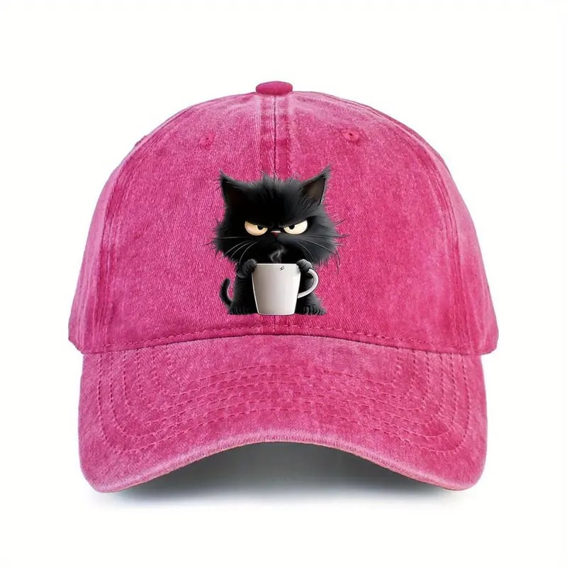 Malenia - Cappellino Da Baseball Con Stampa Gatto