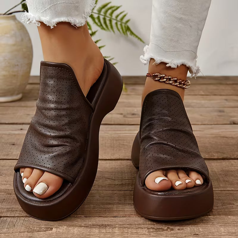 Sofya - Pantofole Con Plateau