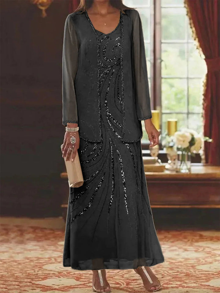 Jungmin - Completo Abito in Chiffon