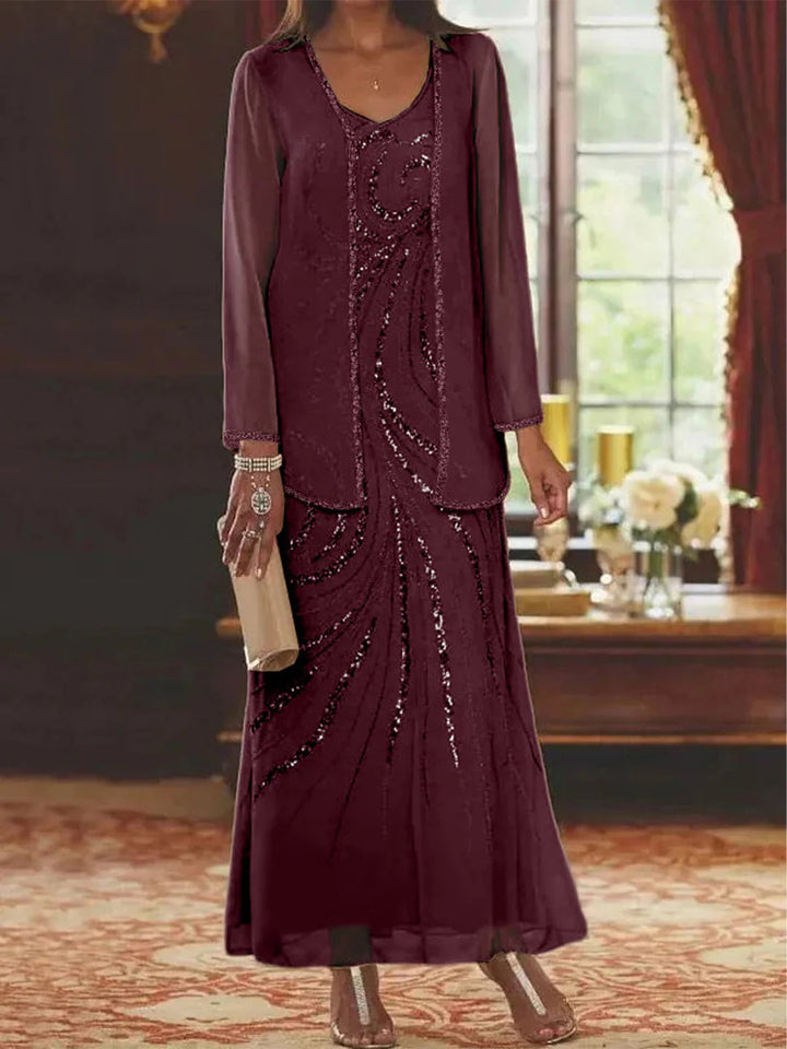Jungmin - Completo Abito in Chiffon