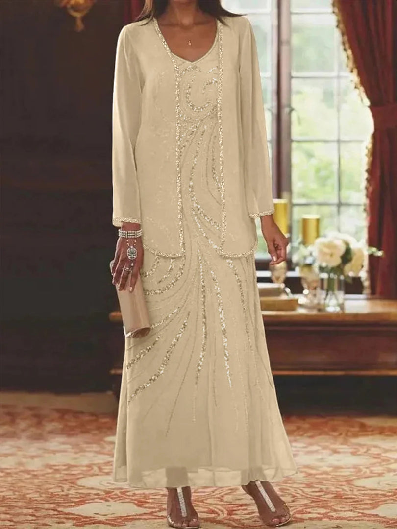 Jungmin - Completo Abito in Chiffon