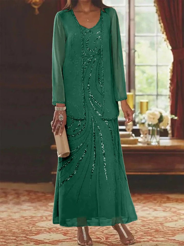 Jungmin - Completo Abito in Chiffon