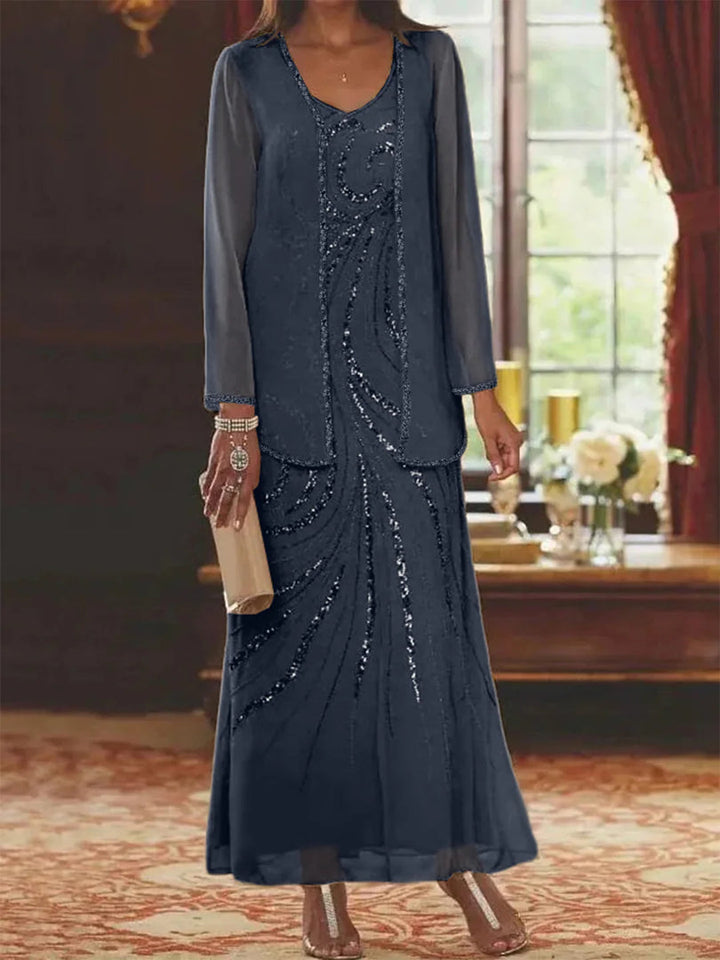 Jungmin - Completo Abito in Chiffon