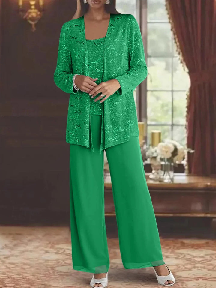 Gimena - Set Composto Da Cardigan E Pantaloni Con Glitter