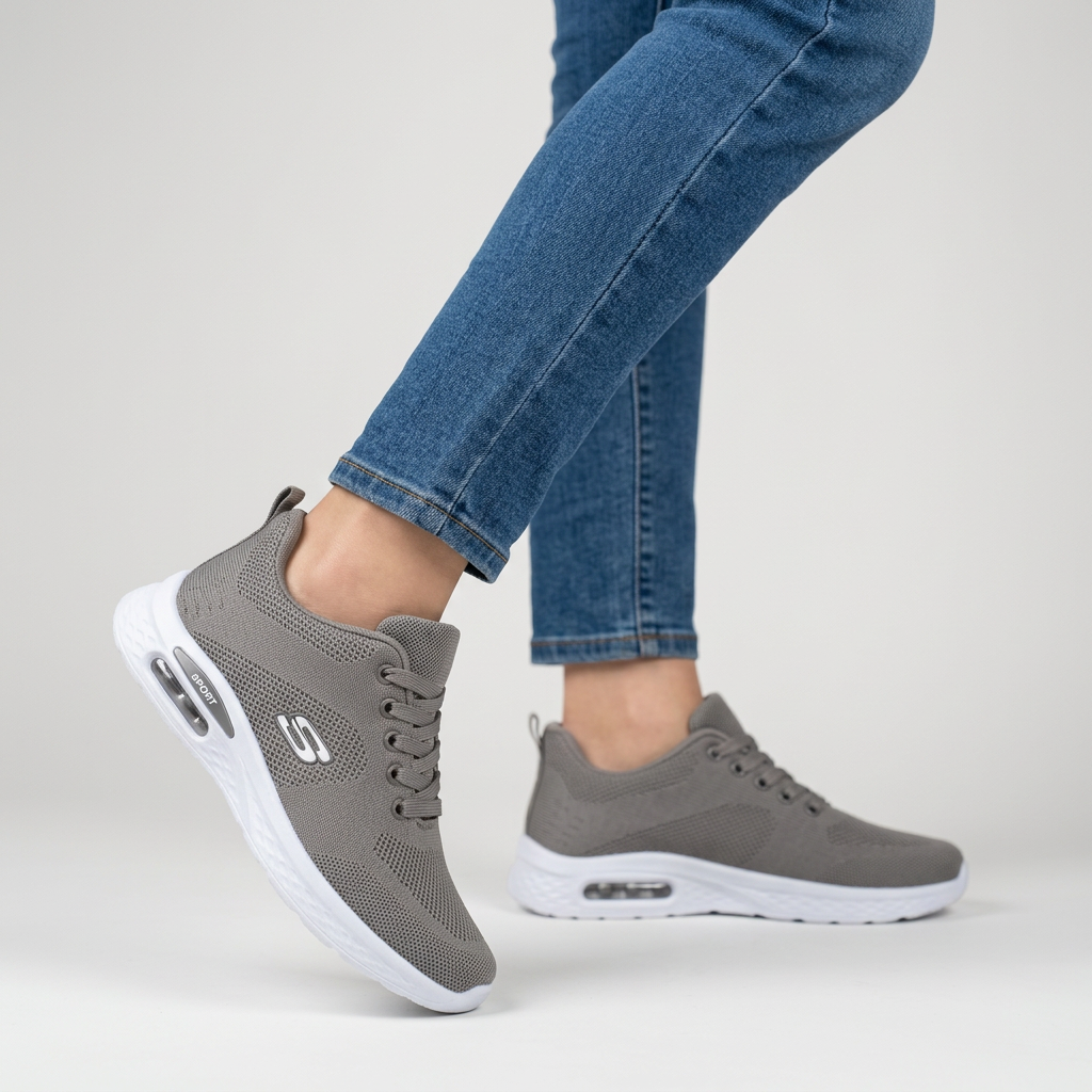 Alixia - Sneakers Comode Con Lacci