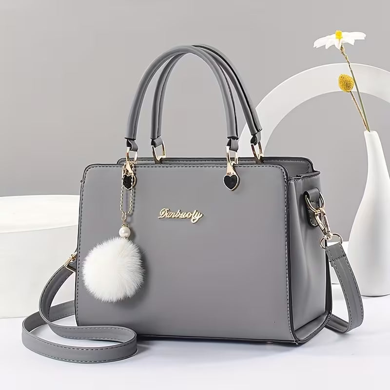 Sanika - Borsa Con Ciondolo a Pompon e Tracolla