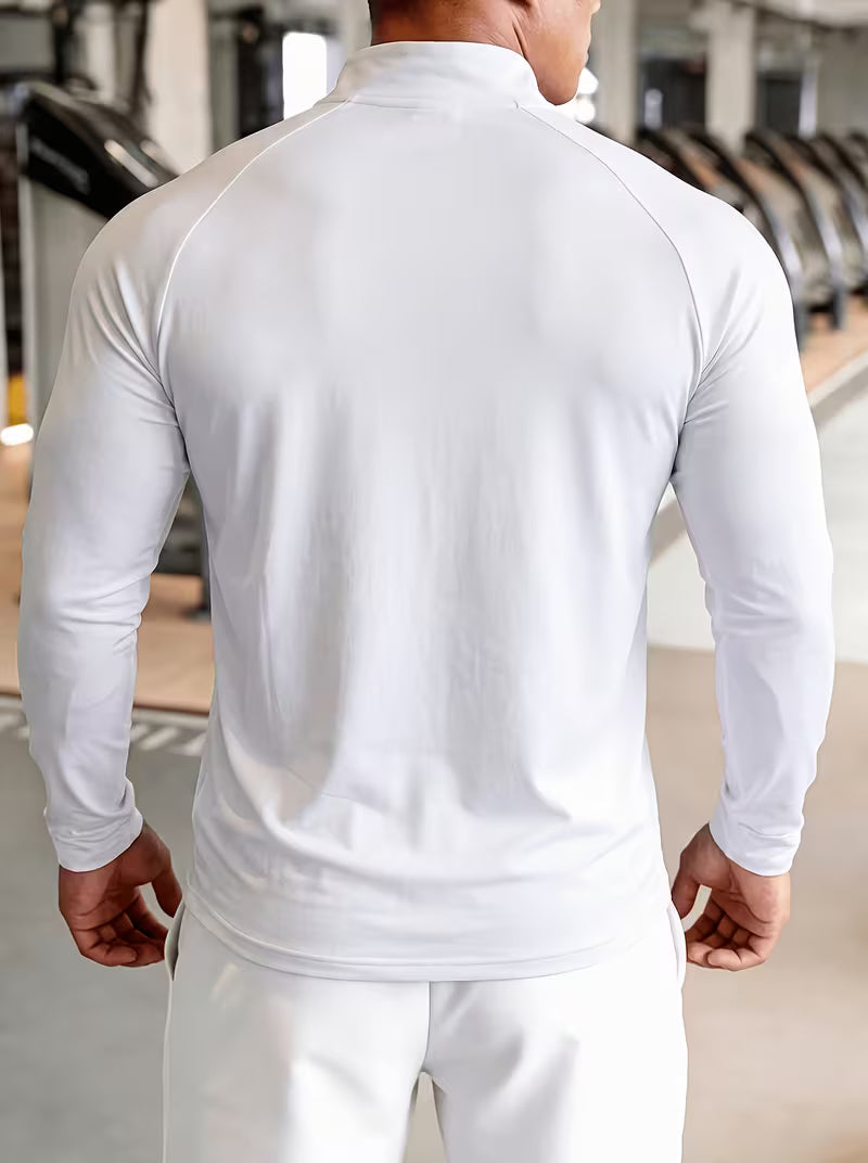 Zerdan - Felpa a Maniche Lunghe Con Mezza Zip