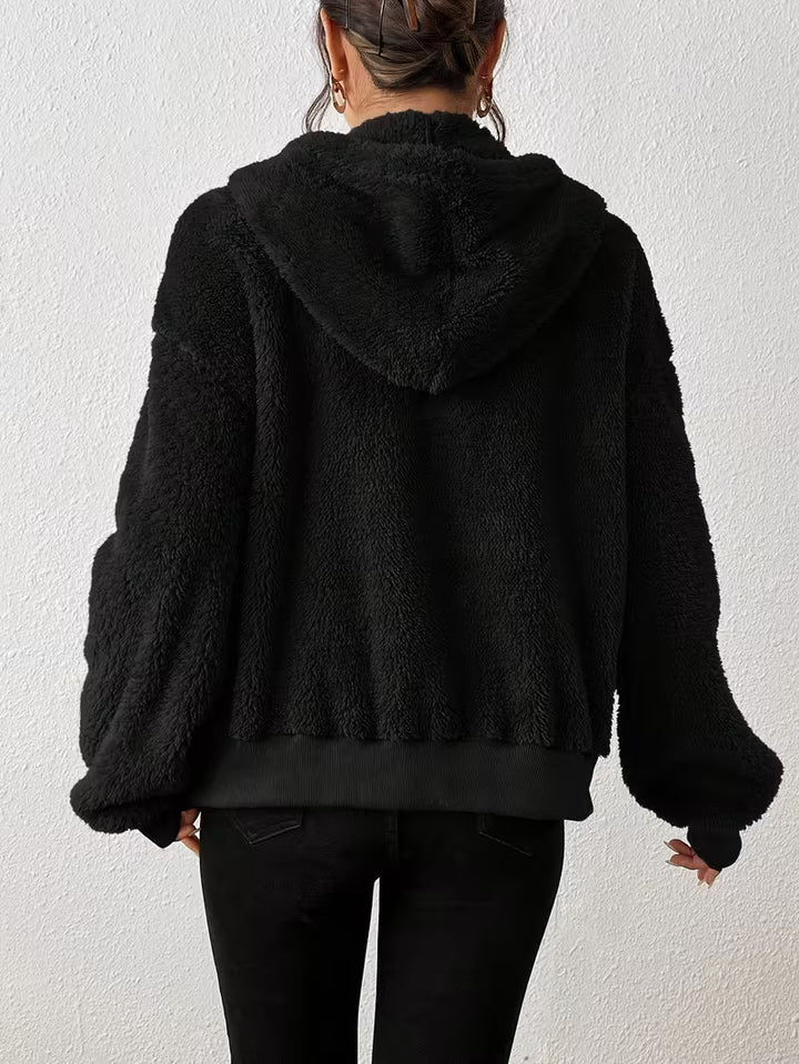Keriana - Giacca Casual Con Cappuccio, Calda E Morbida