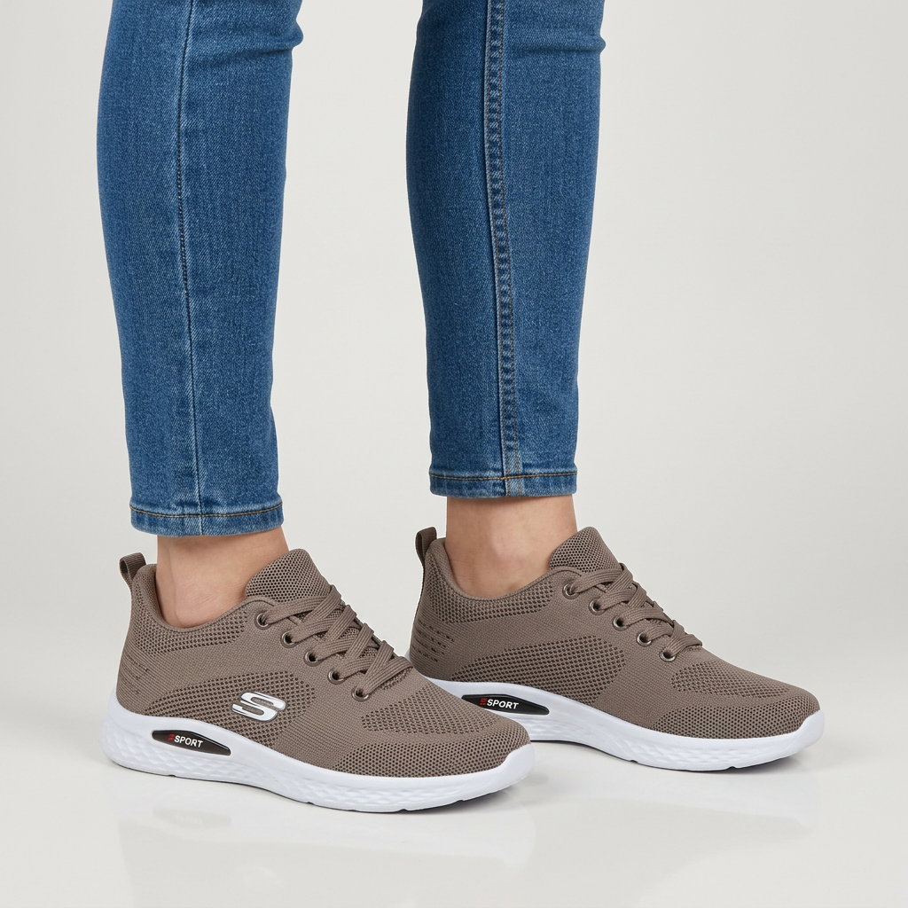 Alixia - Sneakers Comode Con Lacci
