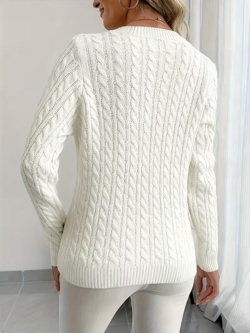 Lenea - Maglione a Maniche Lunghe Con Motivo a Trecce