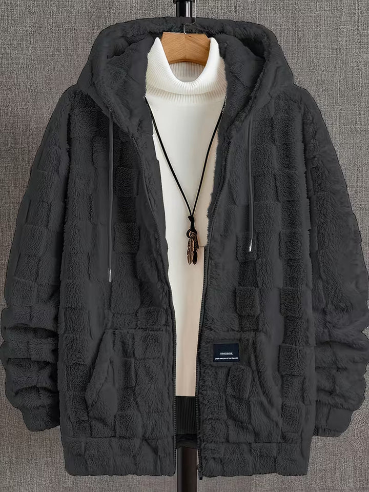 Karun - Giacca in Pile Con Cappuccio E ZIP