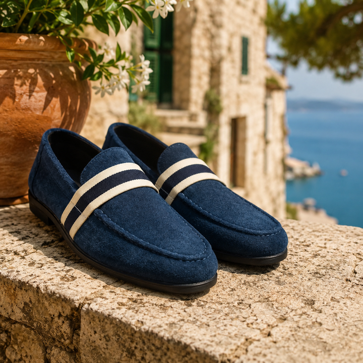 Hanno - Mocassini Casual a Righe