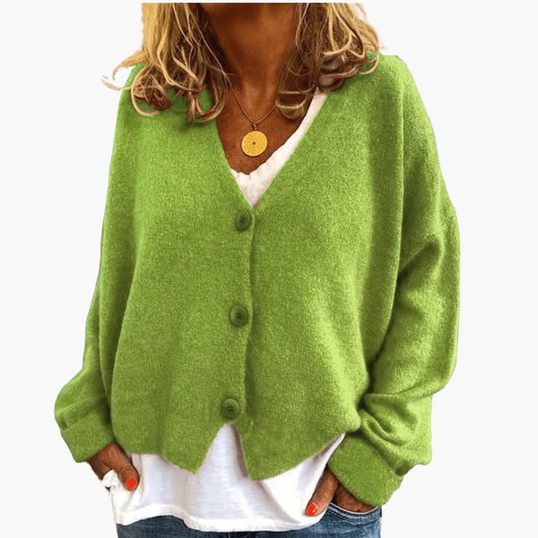 Gwen - Cardigan in Maglia a Maniche Lunghe