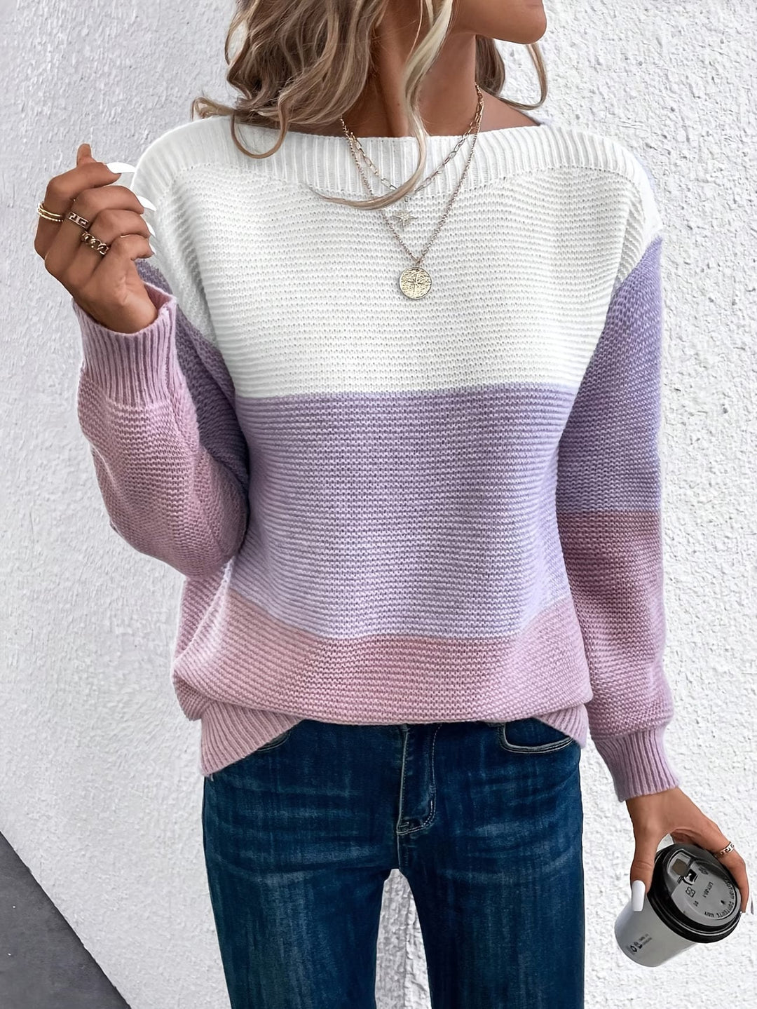 Faria - Elegante Maglione a Maniche Lunghe