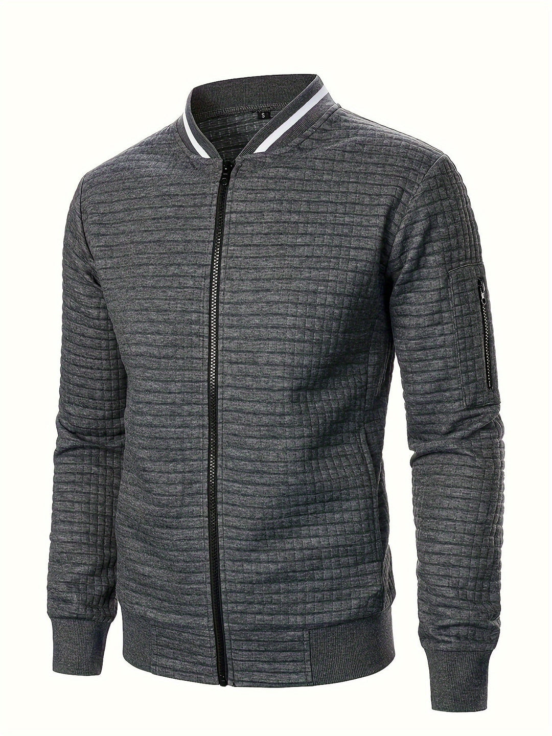 Benjie - Giacca Cardigan Con Collo Rialzato E Chiusura a ZIP