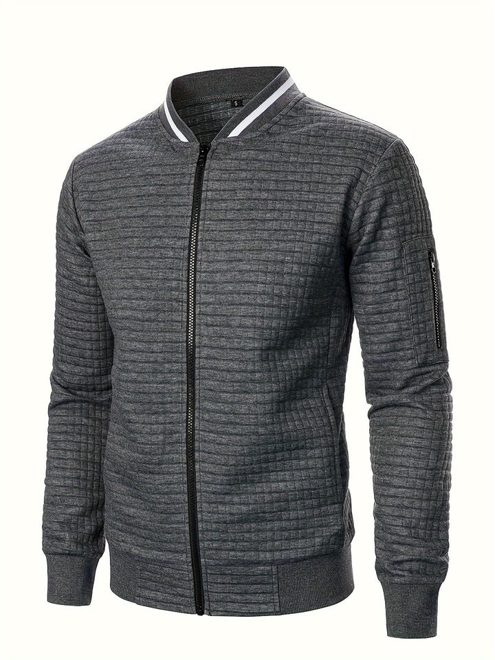 Benjie - Giacca Cardigan Con Collo Rialzato E Chiusura a ZIP