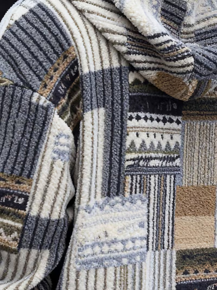 Silvain - Felpa Con Cappuccio E ZIP Stampata