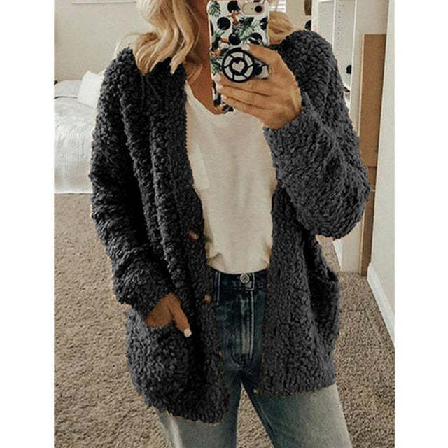 Dalavia - Cardigan a Maniche Lunghe Con Tasche
