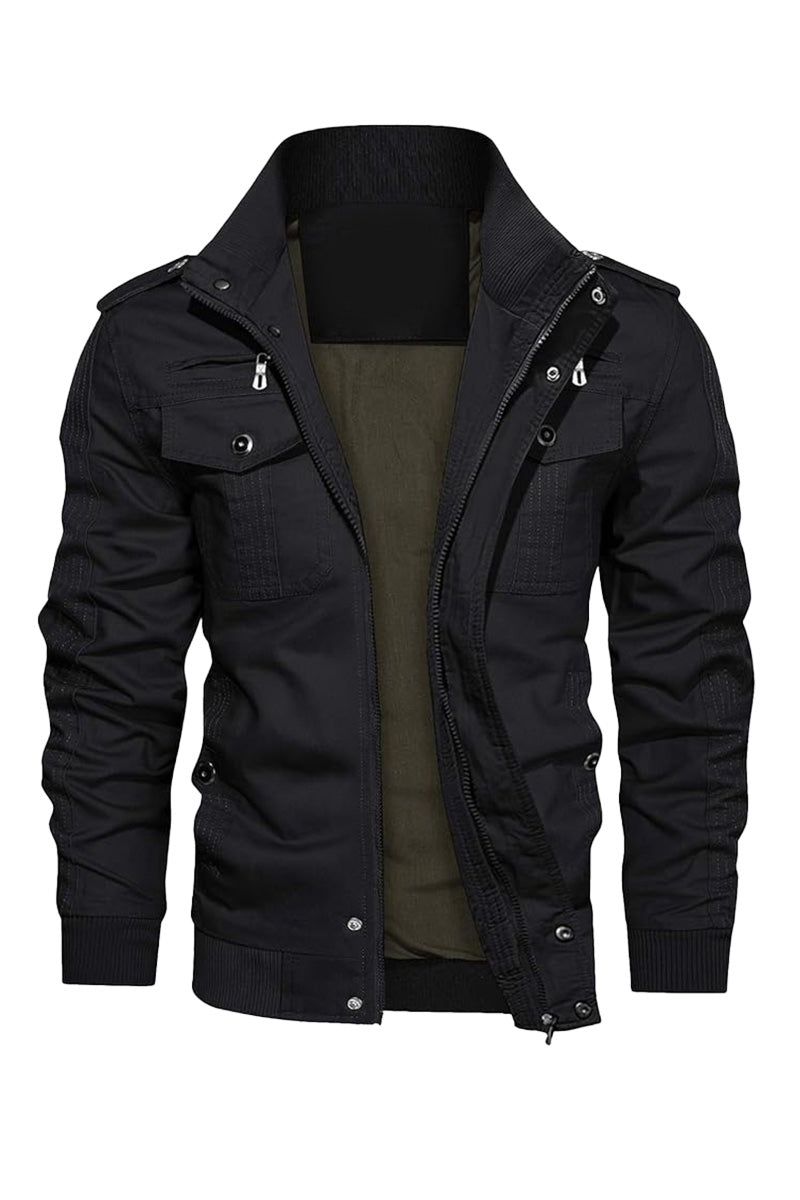 Miltin - Giacca Bomber Militare Cargo