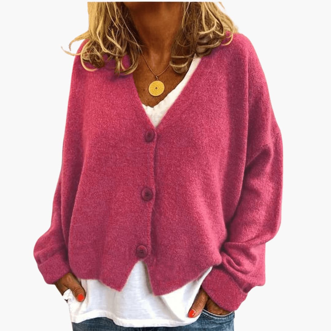 Gwen - Cardigan in Maglia a Maniche Lunghe
