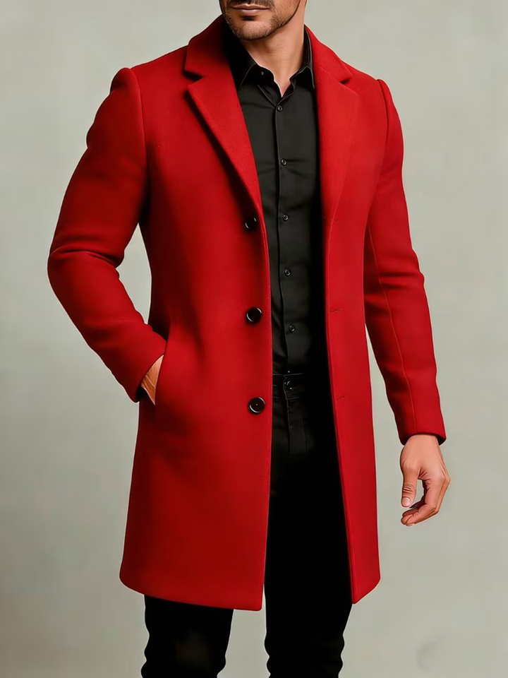Hollander - Cappotto Con Revers e Maniche Lunghe Abbottonato