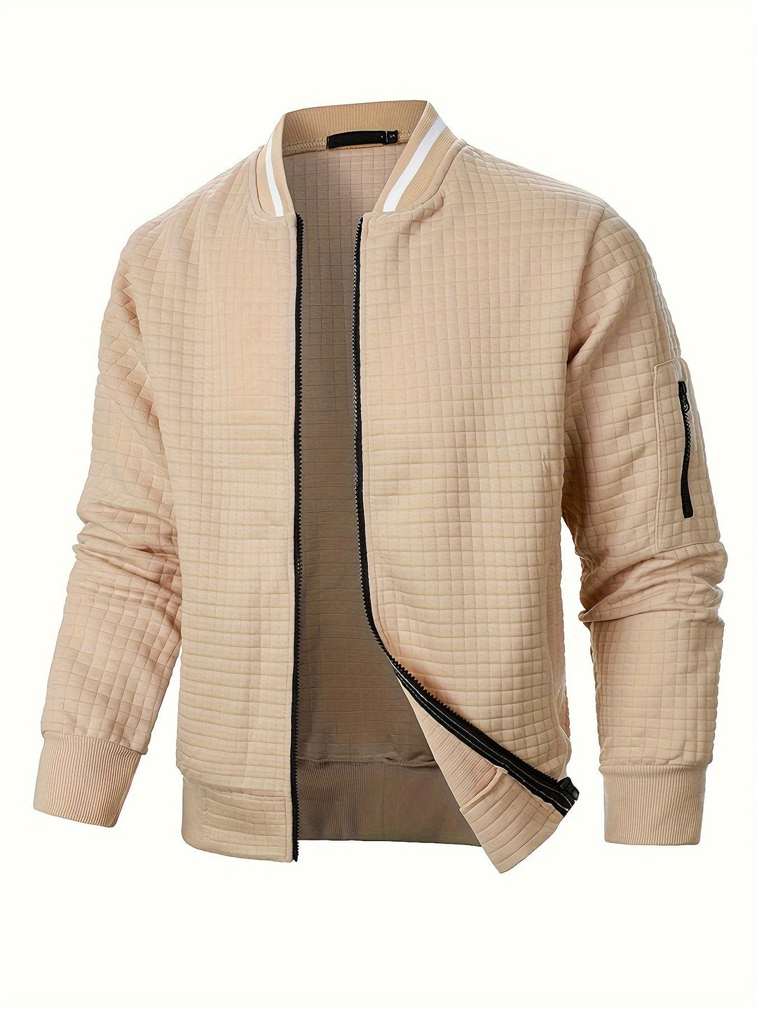 Benjie - Giacca Cardigan Con Collo Rialzato E Chiusura a ZIP