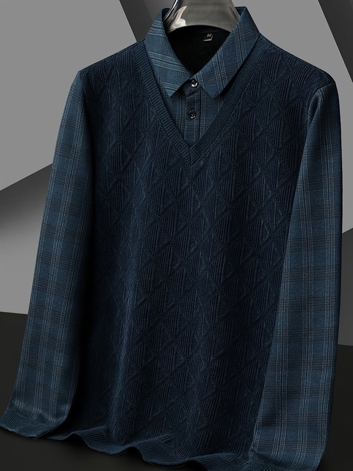 Alan - Maglione in Maglia a Maniche Lunghe