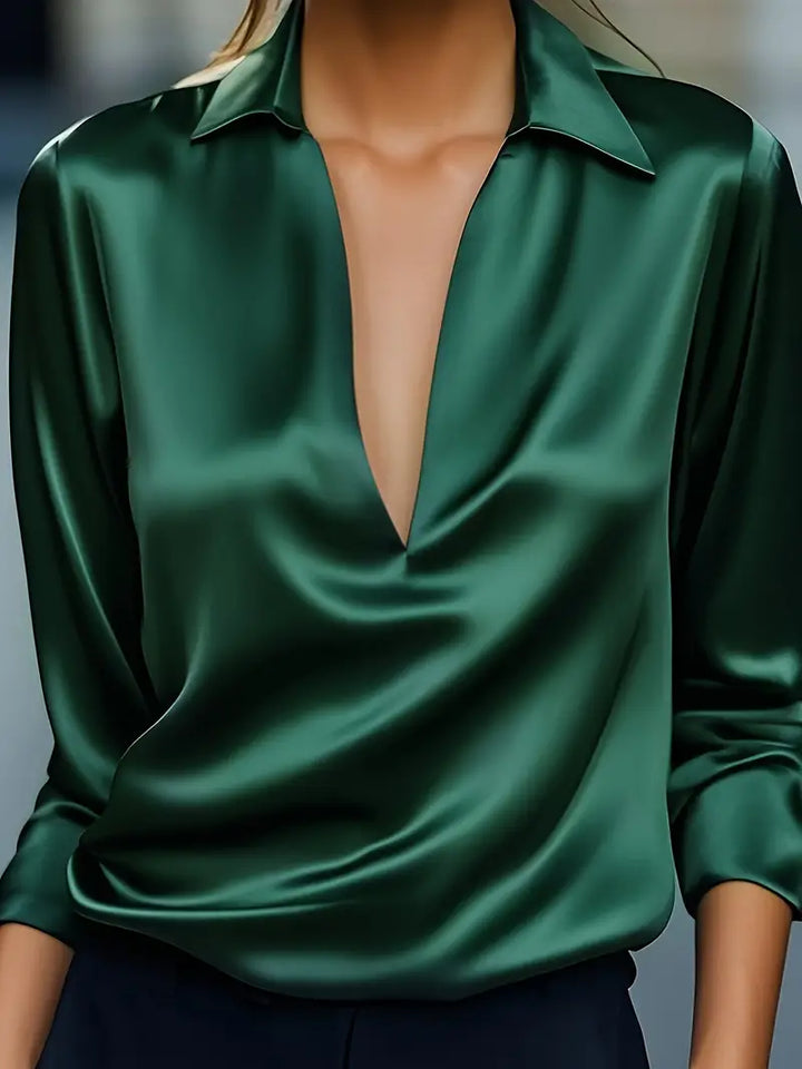 Nadene - Camicetta Con Scollo a V Premium